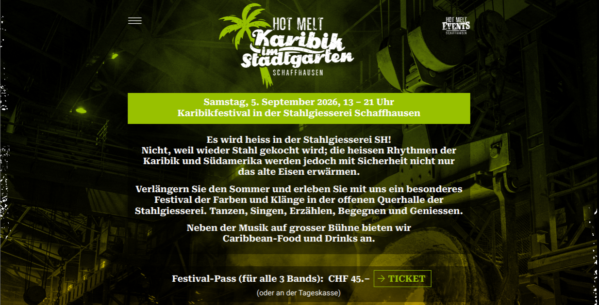 Karibik im Stadtgarten Event